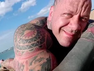 Rob Diesel Porn Star on the Beach in Barcelona for Onlyfans. Muscles, Tattoos, a Big Cock and Ass