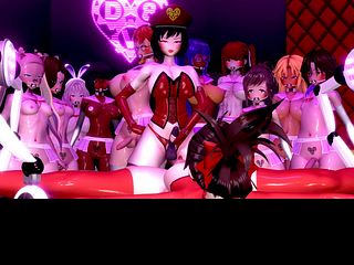 MasoFactory: Raven Lesbian Machine Bondage Gangbang