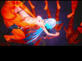 Honkai Star Rail – Cerydra Gangbang Creampie & Squirting – 3D Hentai Sex Animation